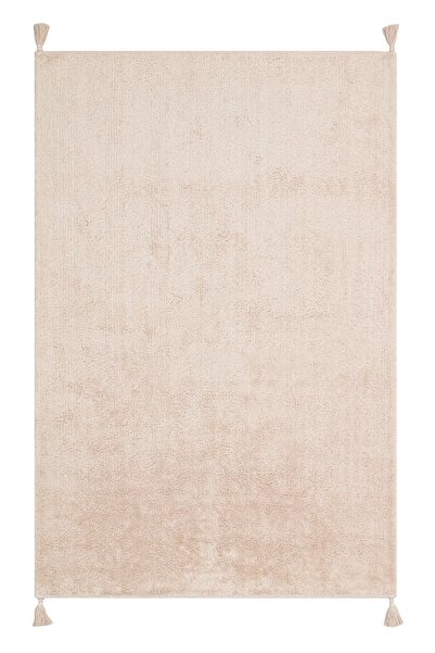 akbel halı & yatak exclusive home design Cotton Boon CBN Plain Bej -Yıkanabil...