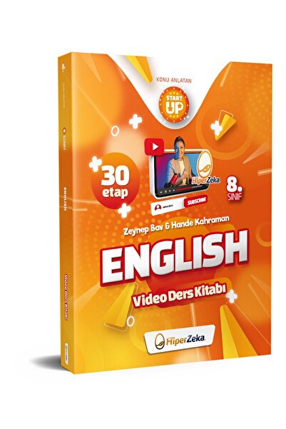 HiperZeka 8. Sınıf Start Up English Konu Anlatan Video Ders Kitabı | Zeynep B...