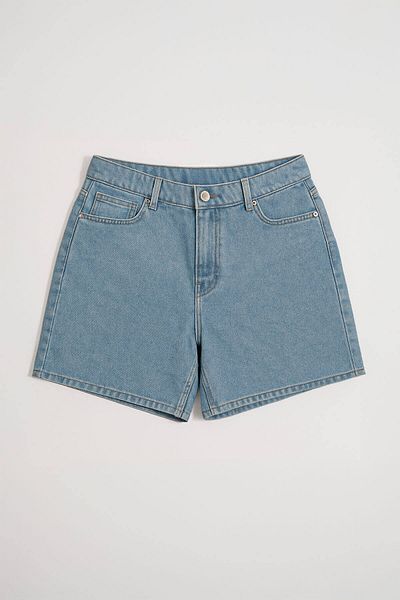 Bluewhite Pantaloni scurți de damă cu talie înaltă, cu croiala lejeră
