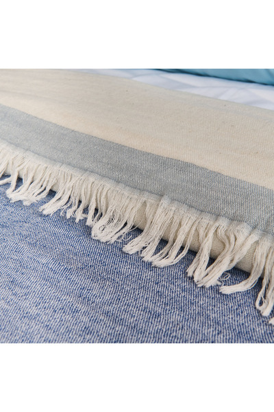 Genel Markalar Soft Mesyth Tek Kişilik Yatak Örtüsü - Mavi - 160x220 cm