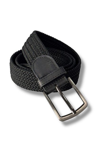 Gesa Men's Elastic Braided Flexible Belt 4 cm