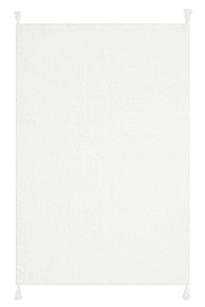 akbel halı & yatak exclusive home design Cotton Boon CBN Plain Beyaz - Yıkana...