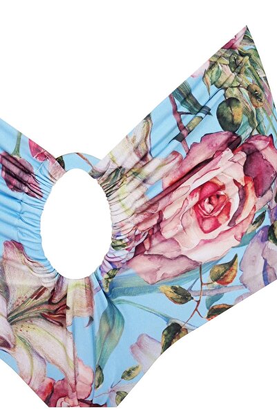 Nur Karaata Sun Sleeve Blu Bikini Set