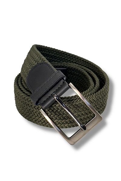 Gesa Men's Elastic Braided Flexible Belt 4 cm
