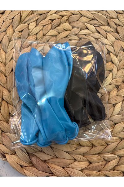 Deniz Party Store Set of 10 Metallic Burgundy-blue Balloons Trabzon Sports Balloon