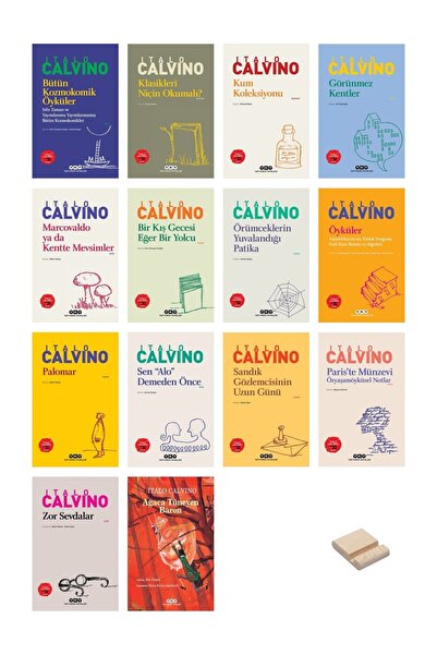 Yapı Kredi Yayınları Italo Calvino Tüm Kitapları 14lü Set (Roman Öykü Deneme ...