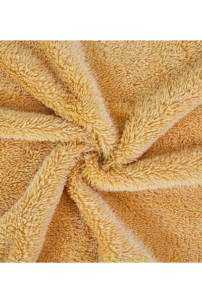Aslan Online Paptex Double Faced Mustard Welsoft Plush Fabric 180 cm Width