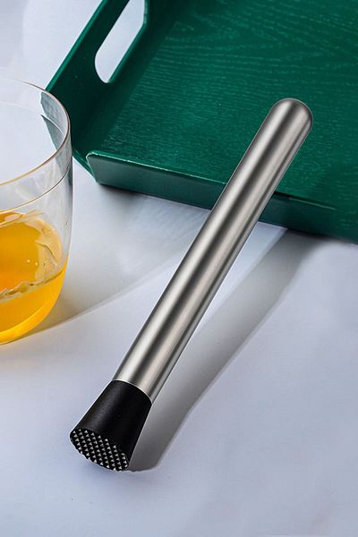 Weather Forecast 304 Steel Cocktail Muddler Barware Mojito Cocktail Knocker cin511slv
