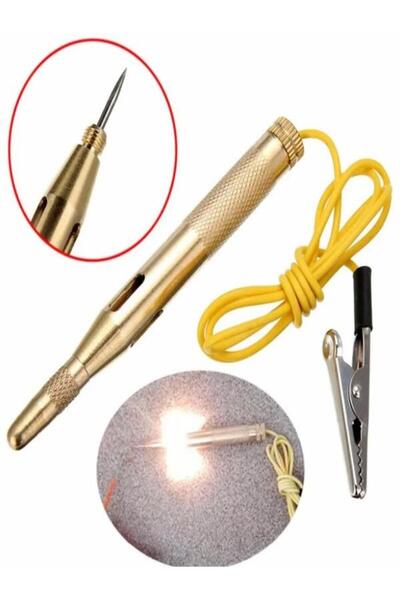 Wellhise 7747 12V Vehicle Auto Car Check Test Pen Electrical Pen with Crocodile Mouth