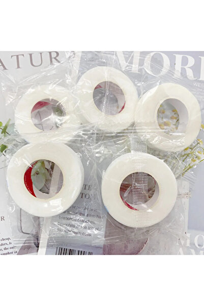 Choice 5 قطع بيضاء، 5 قطع من أشرطة الورق الطبية القابلة للتنفس، رموش احترافية، شريط أبيض للعين