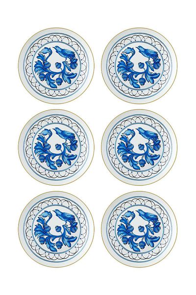 The Mia 6-Person Azul Cake Plate