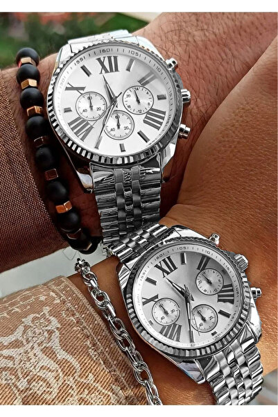 İSTLİV " Çift Saat"/ " Sevgili Saatleri " Klipsli Kol Saatleri ( Bileklikler Fiyata Dahil Değildir )