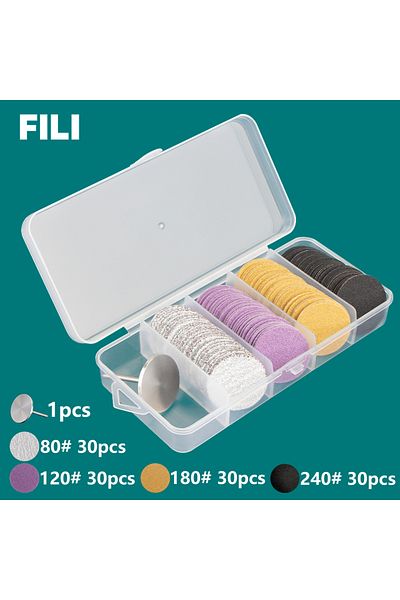 Choice Mixed Color-hd 25 Mm Foot Cuticle Calluses Removal Replaceable Sanding Paper With Pedicure Disk Pads