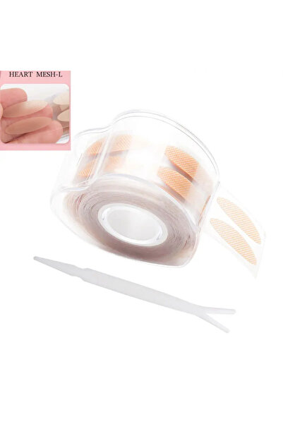 Choice1 Heart Mesh L 600 pcs Double Fold Eyelid Tape Sticker Invisible Lace E...