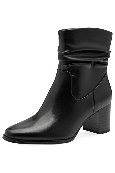 Marco Tozzi Damen Elegante Stiefelette 2-25335-43 Schwarz 001 Black Kunstleder