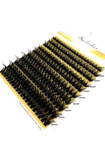 Choice Mix C 200fans 60d 200 Clusters 10d 20d 30d 40d 60d 80d Mixed Tray Individual Lashes 3d Russia Premad