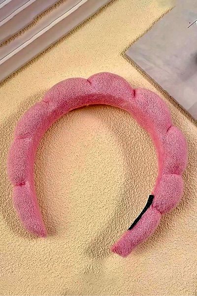 Vitastyle Powder Pink Color Spa Hair Band Towel Crown