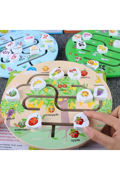 Generic Round Shape Educational Number Maze Game – Montessori Learning Toy For Kids