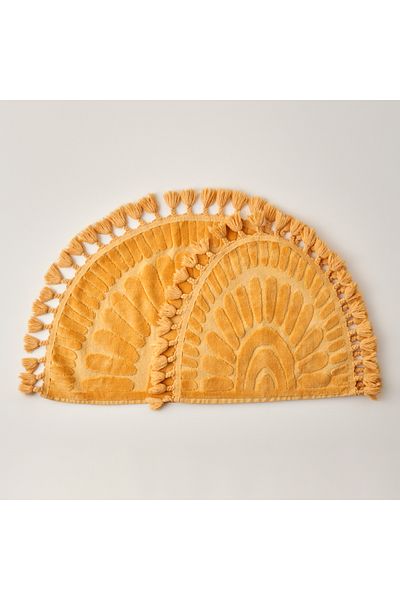 Bella Maison Set mop Sunshine 100% bumbac Muștar (60x100-50x60)