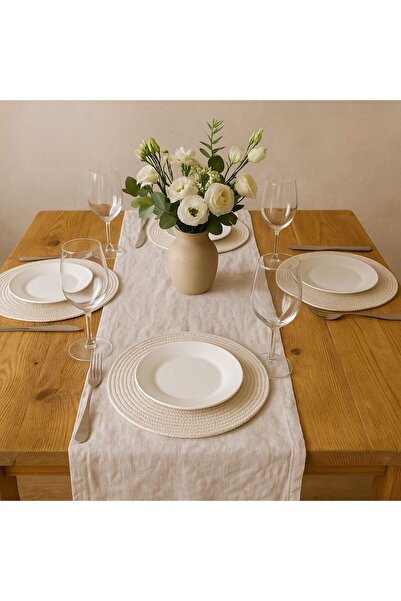 Kitchen Line 30 Cm 6 Lı Hasır Krem Renk Supla