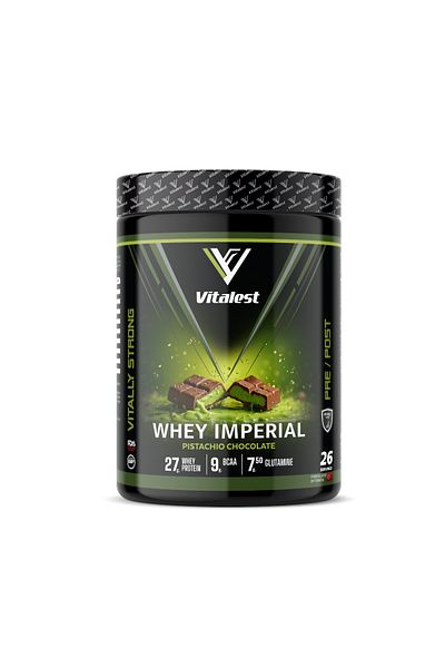Vitalest Whey Imperial - 988 Gr. Protein Powder - Peanut Chocolate