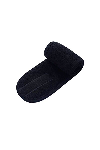 Choice عصابة رأس سوداء قابلة للتعديل للنساء، عصابة شعر واسعة للسبا واليوغا والاستحمام والمكياج وغسل الوجه ومستحضرات التجميل