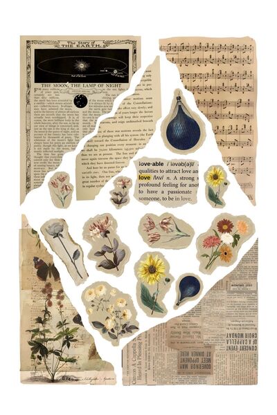 Pink Swan Craft Set de autocolante de fundal pentru albume de însemnări vinta...