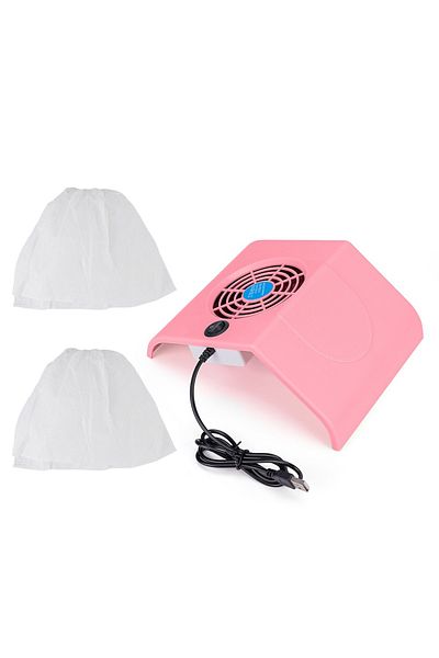 Choice Pink Mini Usb Nail Dust Collector Portable Nail Dust Extractor Nail Vacuum Cleaner Fan With 2 Dust F