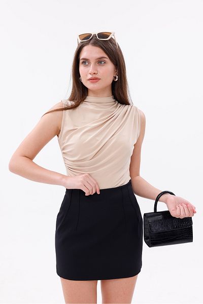 GENIUS STORE FundacshoosesXGenıus Γυναικεία φούστα με κολλητήρια που δεν δείχνει εσωτερικά Πλαστική γυναικεία φούστα ΓΥΝΑΙΚΕΙΑ ΦΟΥΣΤΑ