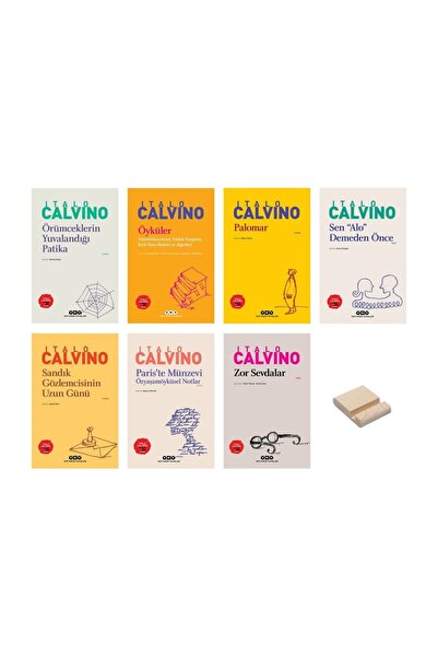 Yapı Kredi Yayınları Italo Calvino Seçme Roman ve Öykü Seti 7 Kitap