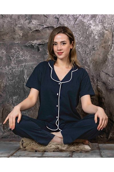 Sude HOMEWEAR Дамски пижамен комплект с къс ръкав
