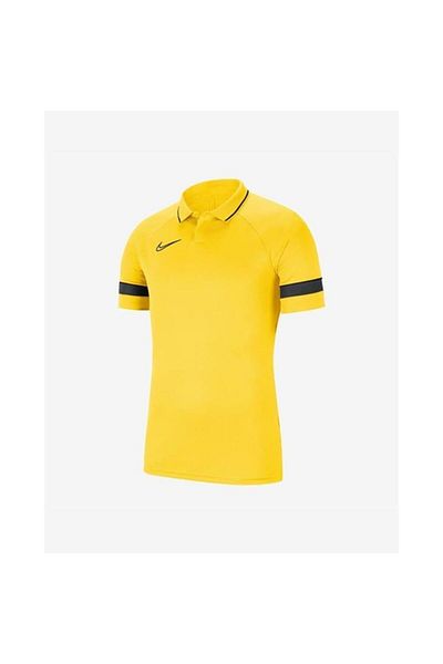 Nike Ανδρικό κίτρινο κλασικό πέτο μπλουζάκι πόλο Dri-fit Academy