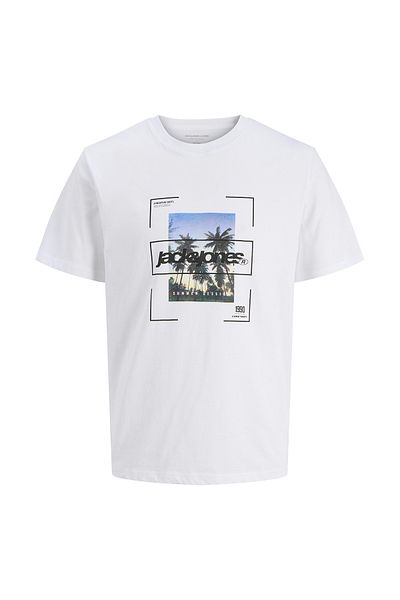 Jack & Jones Jcosystematic Men's T-Shirt 12286113 White