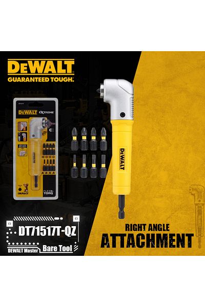 Dewalt Dt71517t-qz Dt71517t-qz Dwara120 90°right Angle Attachment Impact Ready Driver Power Tool Acc