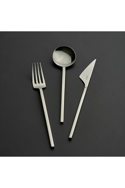 Jumbo 9100 Matte 12-Person 84-Piece Cutlery Set
