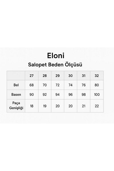 ELONİ Women's Salopet Jeans Jumpsuit