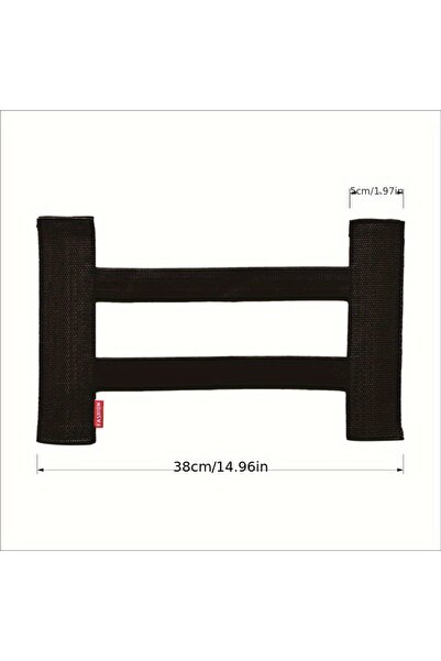 Choice جهاز تخزين صندوق السيارة على شكل حرف L مع أحزمة تثبيت بخطاف وحلقة وحزا...