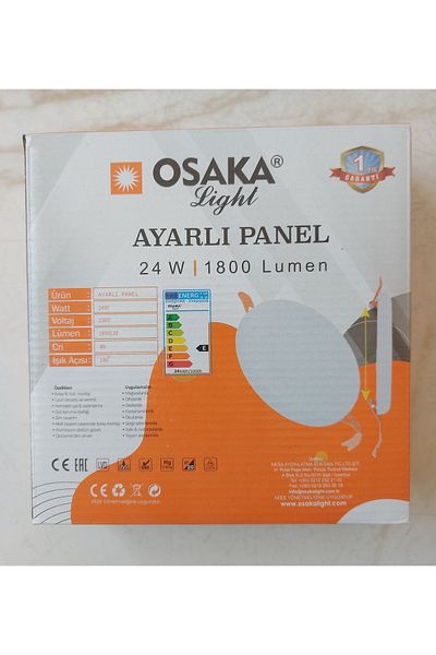 Osaka Light 24W 6500K White Light 1800 Lumen Adjustable Pedestal Led Spot Luminaire E Energy