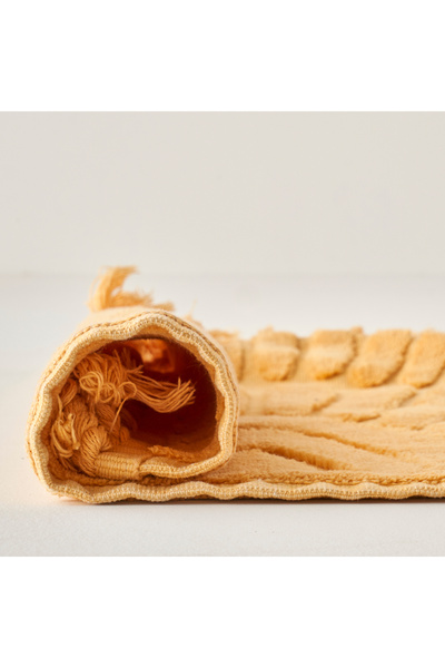 Bella Maison Σετ σφουγγαρίστρας Sunshine 100% βαμβάκι Mustard (60x100-50x60)