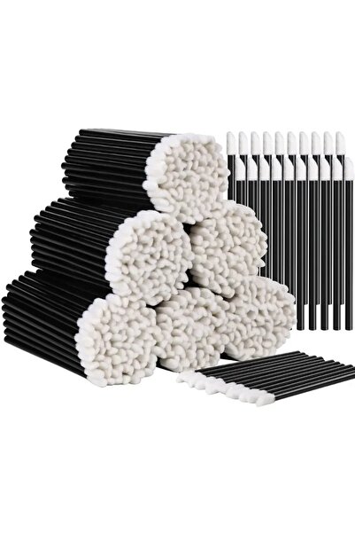 Choice A0026 أسود 100 قطعة 100 قطعة أدوات تطبيق أحمر الشفاه للاستخدام مرة واح...