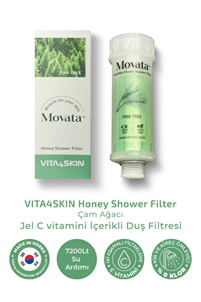 VITA4SKIN C Vitaminli ve Ballı Duş Filtresi - Çam Ağacı Kokulu