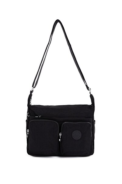 Sanmorris Жіноча водостійка сумка з багатомісним ременем через плече з криволінійною текстурою