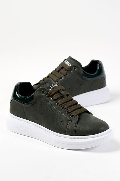 pumant Αθλητικά παπούτσια McQueen Style Khaki - Ορθοπεδική σόλα, Casual Sneaker, 310