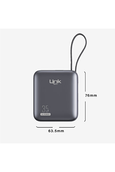 Linktech PD35 Süper Hızlı Şarj 35W Turbo Destekli 10.000 mAh Powerbank