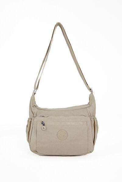 Sanmorris Жіноча водостійка тканина з 5 кишенями, перехресними ременями, крем...