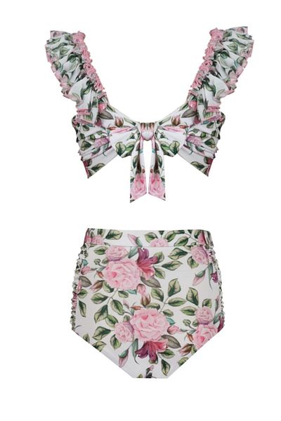 Nur Karaata Calla Lily Bikini Set