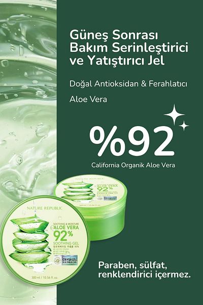 Nature Republic Nature Republic Moisturizing Gel with Aloe Vera Extract 300ml (Parallel Import)