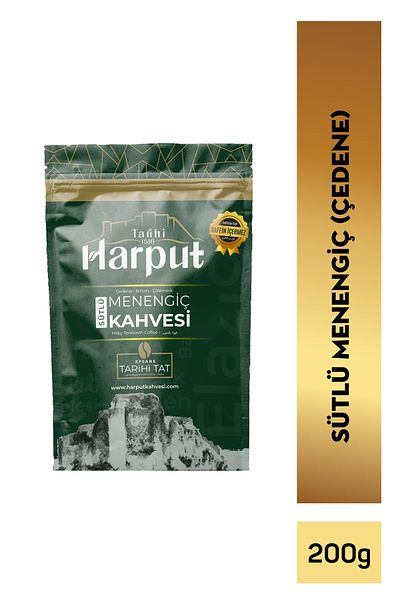 Tarihi Harput 1516 Harput Menengiç Coffee 200Gr (Cedene) – Natural, Additive-Free, Soft Drink - Stylish Gift Package