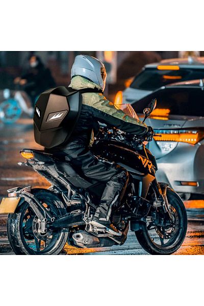 TodayShop Rucsac Pentru Motocicletă Cu Led, Impermeabil, Ecran Color Controlat Prin Aplicație