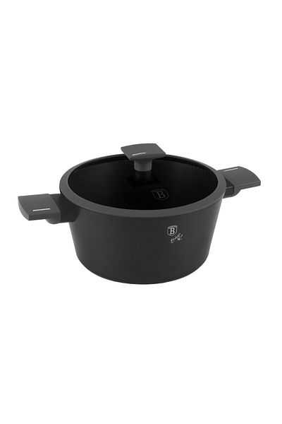 Berlinger Haus Pot with lid 24 cm, 4.1 liters - Anthracite Collection Berlinger Haus BH 8131